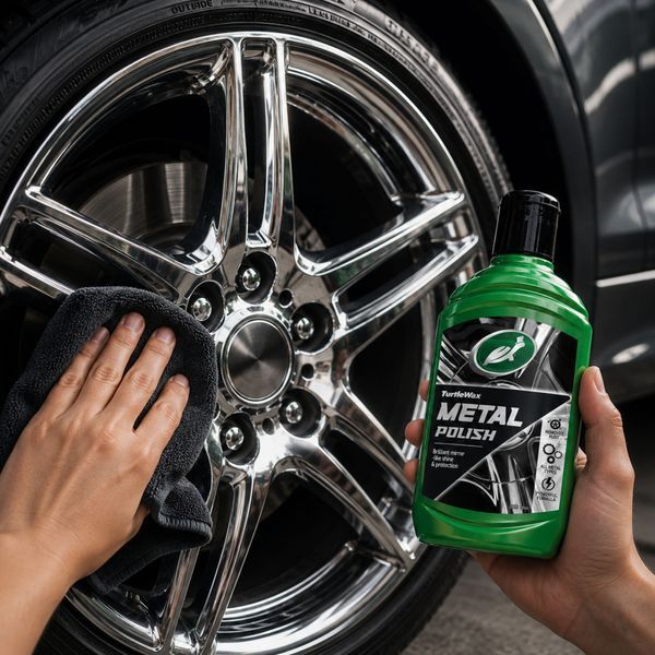 Поліроль-реставратор для металевих поверхонь Turtle Wax All Metal Polish, 300 мл 52892 фото