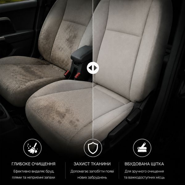 Очисник текстилю зі щіткою Turtle Wax Upholstery Odor-X 400 мл 52893 фото