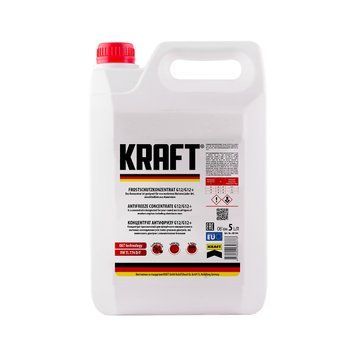Антифриз-концентрат KRAFT G12/G12+ червоний 5 л KF104 фото